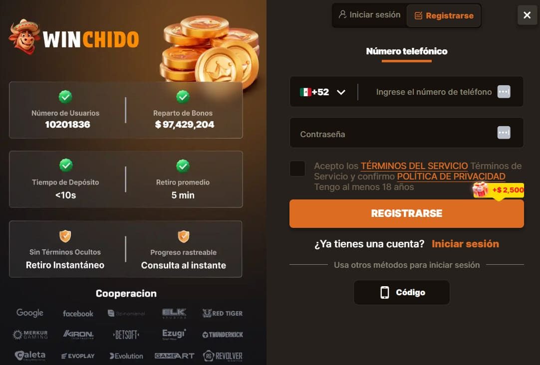 Cómo Registrarte en Winchido: Guía Completa Paso a Paso image 1